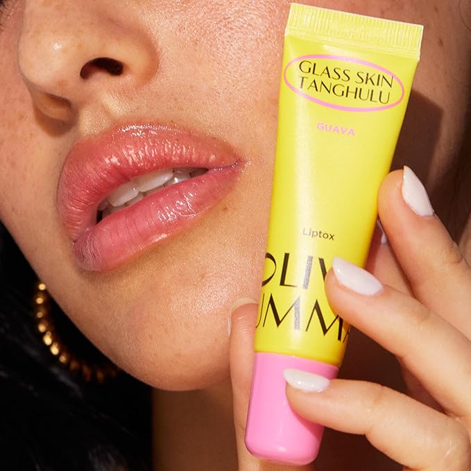 Glass Skin Tanghulu Liptox Guava Infused for Dry Cracked Lips, Korean Lip Care Moistorizer-Velvo Beauty
