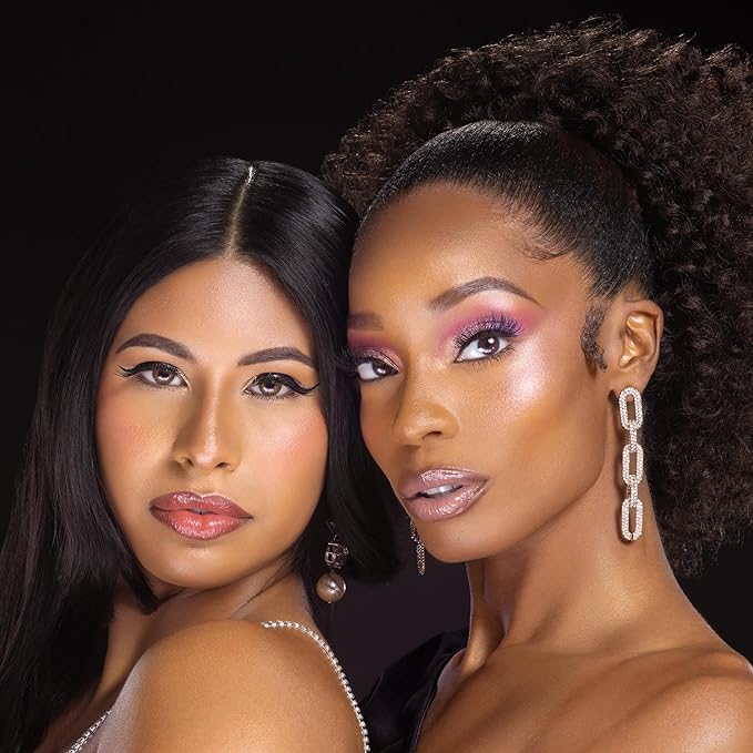Black Radiance Eyeshadow Palette w/Applicators & Mirror 8810 Moroccan Mix, Beige, Blue, Brown, Red Brown-Velvo Beauty