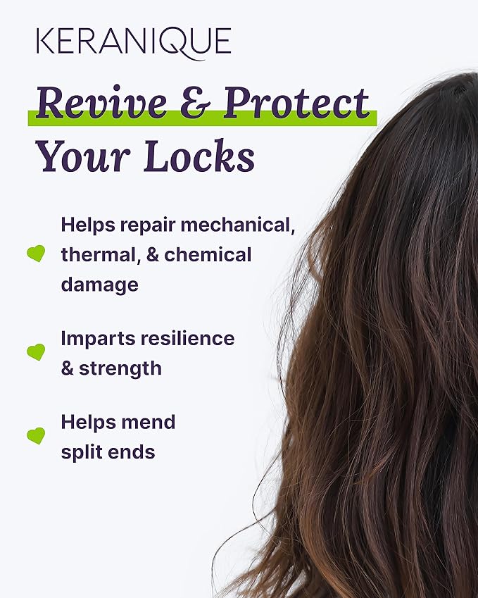 Keranique Shampoo and Conditioner for Damaged Hair - Anti-Breakage, Damage Control Set for Thinning Hair - Intense Repair, Deep Conditioning, Anti-Hairfall Routine w/Keratin - Great for Colored Hair-Velvo Beauty