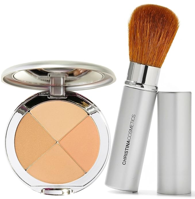Christina Cosmetics Perfect Pigment 2 Compact and Retractable Brush Duo!-Velvo Beauty