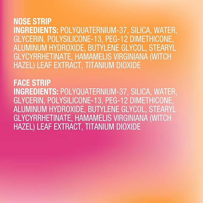 Bioré T-Zone Blackhead Remover Strips, Deep Cleansing Pore Strips, (5 Nose + 5 Face + 5 Chin Strips), Instant Pore Unclogging for the T-Zone Area, 15 Count-Velvo Beauty