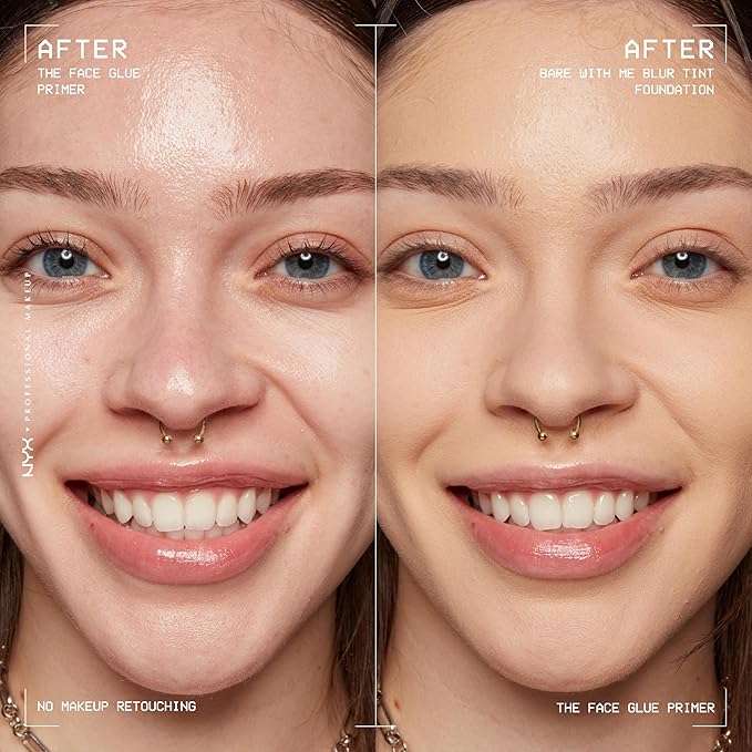 NYX PROFESSIONAL MAKEUP The Face Glue Gripping Primer, Hydrating Makeup Primer with Up To 24HR Wear, Vegan & Cruelty Free-Velvo Beauty