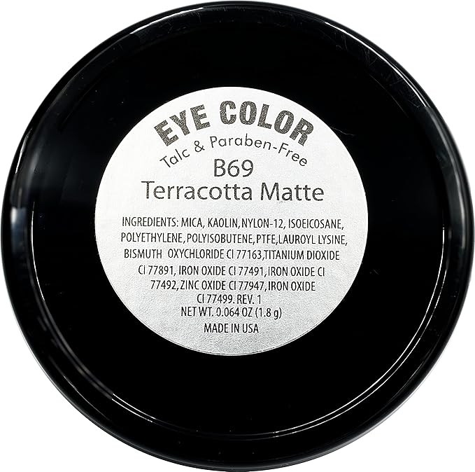 Terracotta Matte Pink Beige Mauve Pressed Powder Single Vegan Eyeshadow; Talc, Paraben & Cruelty Free-Velvo Beauty