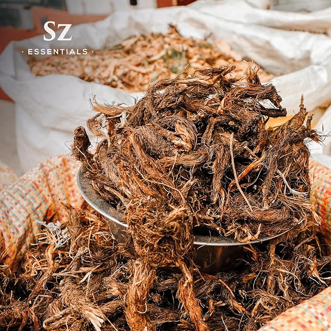 Jatamansi Essential Oil aka Spikenard - 100% Pure & Undiluted - Extracted from Nardostachys Jatamansi - Strong & Powerful Scent with Earthy Overtones - Therapeutic Grade - 0.17oz-Velvo Beauty