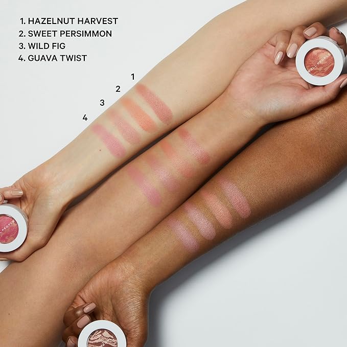 Well People Superpowder Blush Powder, Hydrating Powder Blush For Adding A Pop Of Cheek Color, Lightweight Formula, Vegan & Cruelty-free, Guava Twist-Velvo Beauty