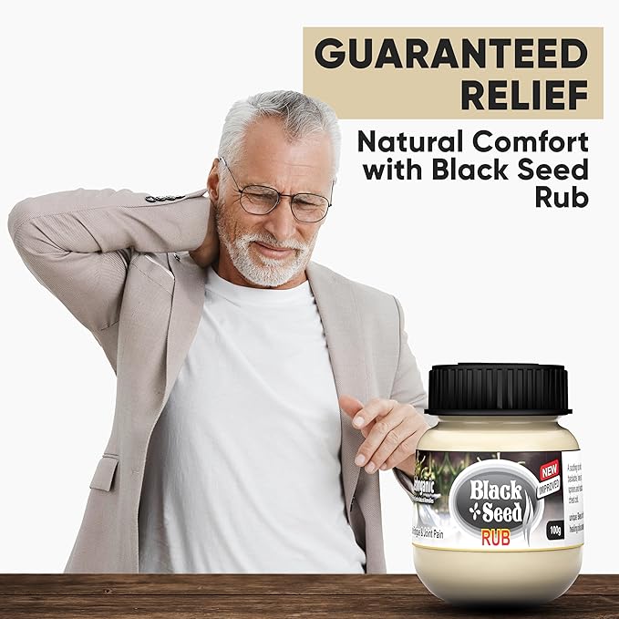 Black Seed Rub | Infused with Soothing Properties | Crafted to Provide Comfort to Joints, Muscles, Shoulders and Beyond | 3.5 oz.…-Velvo Beauty