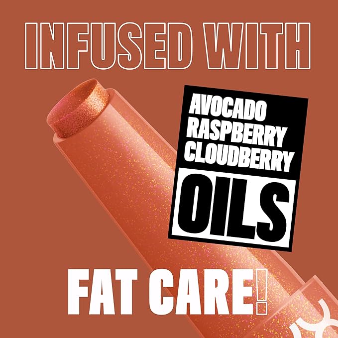 NYX PROFESSIONAL MAKEUP Fat Oil Slick Click, Lightweight, Buildable, Pigmented Vegan Lip Balm - Hits Different-Velvo Beauty