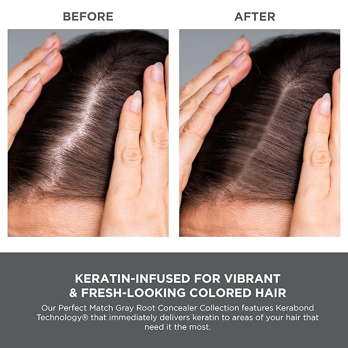 Keratherapy Keratin Infused Perfect Match Gray Root Concealer Spray, Blonde, 3 oz, 118 ml - Root Cover Up Spray to Hide Gray Roots - Keratin Therapy Hair Darkening & Temporary Scalp Concealer-Velvo Beauty