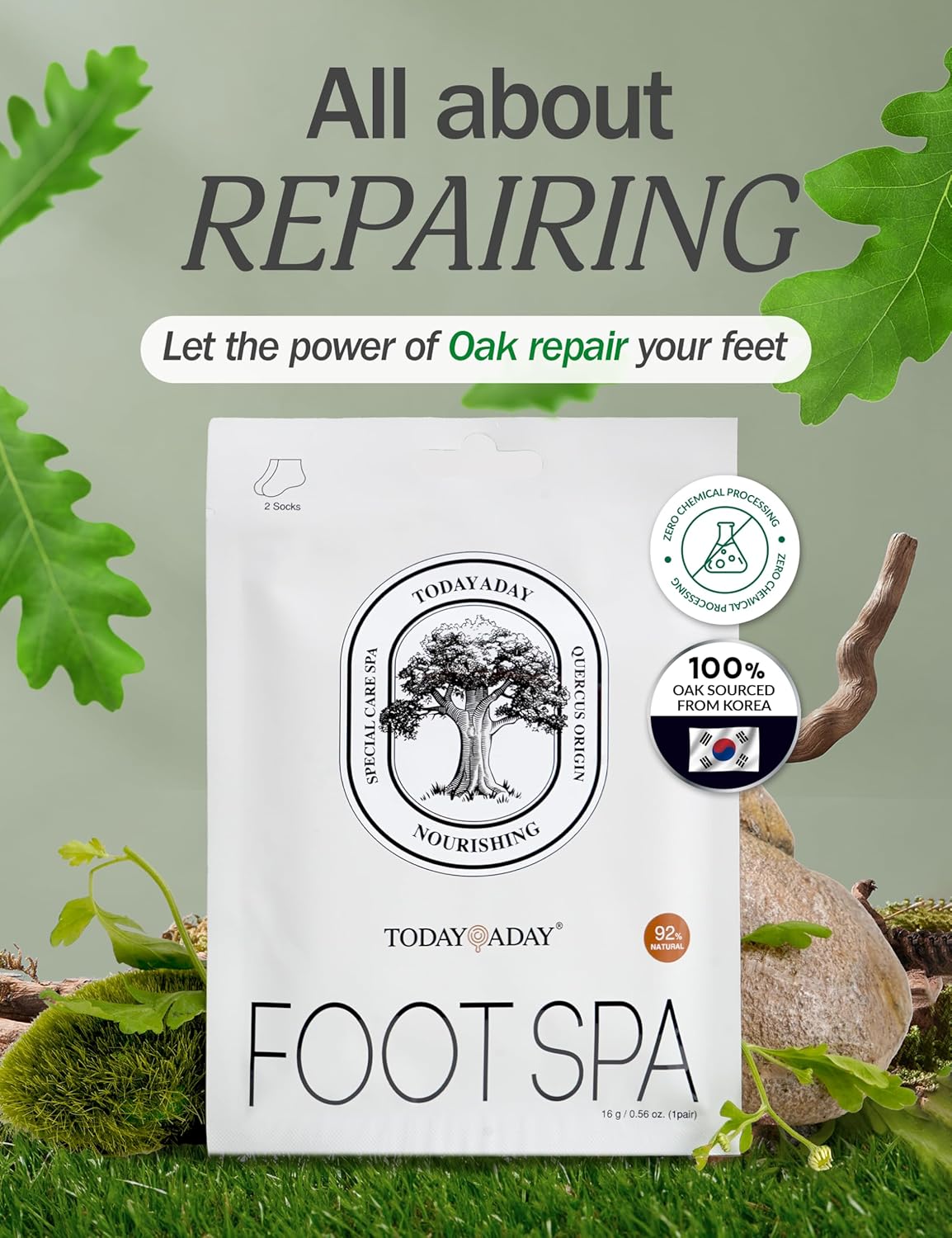 Moisturizing Foot Mask for Dry Cracked Feet | Hydrating at Home Foot Spa Kit Baby Feet Foot Peel Cracked Heel Repair w/Natural Ingredients | No More Dry Rough Calloused Feet (5 Pairs)-Velvo Beauty