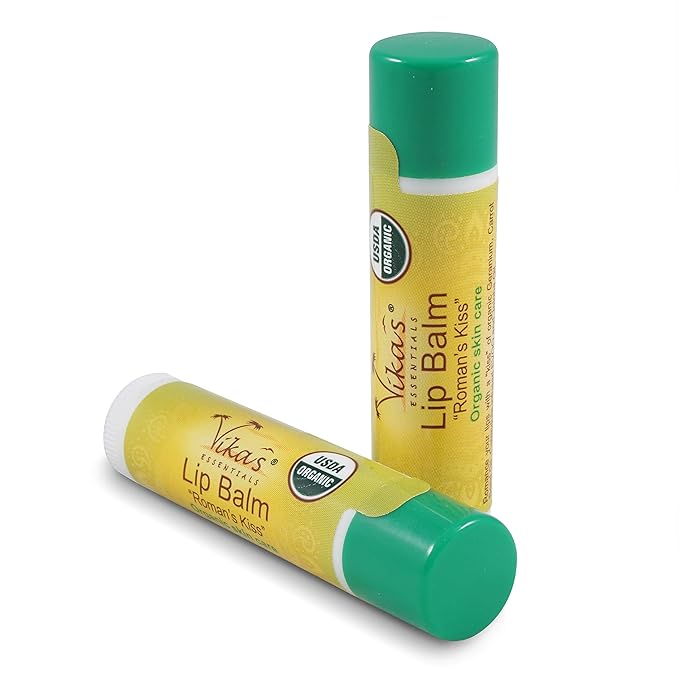 Vika's Essentials Certified Organic Lip Balm 'Roman's Kiss'-Velvo Beauty