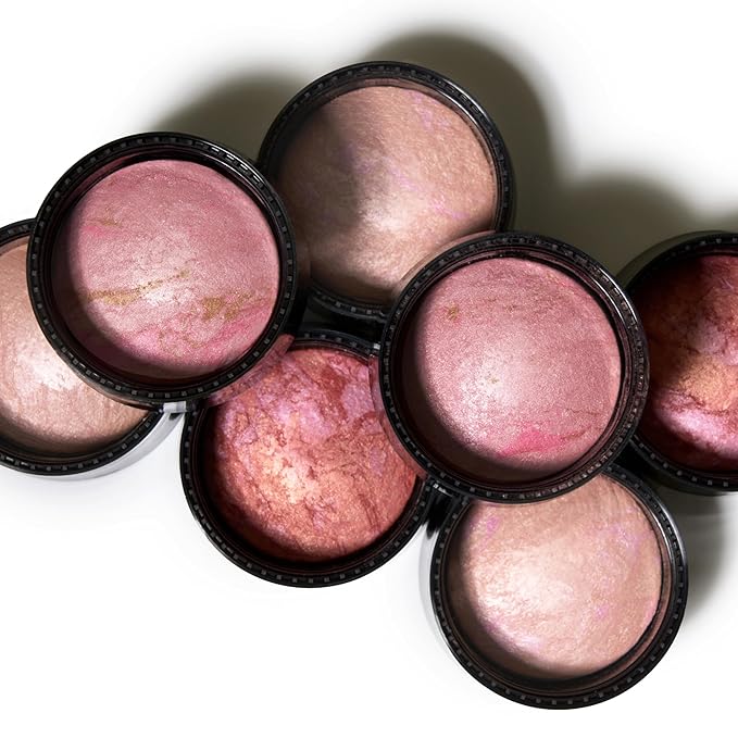LAURA GELLER NEW YORK Baked Blush-n-Brighten Baked to Go - Ethereal Rose - Travel Size Blush-Velvo Beauty