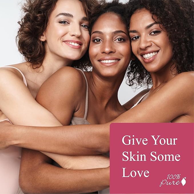 100% PURE Healthy Foundation Full Face Coverage Makeup, Liquid Matte Finish with Anti-Aging Benefits - Vegan - Gorgeous Fruit Pigmented Creme Color - (Fair with Warm Undertones) - 1 Fl Oz-Velvo Beauty