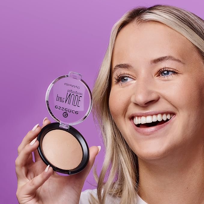 essence | Pure NUDE Highlighter, 10 Be My Highlight | Natural and Subtle Glow | Vegan & Cruelty Free | - Beige-Velvo Beauty
