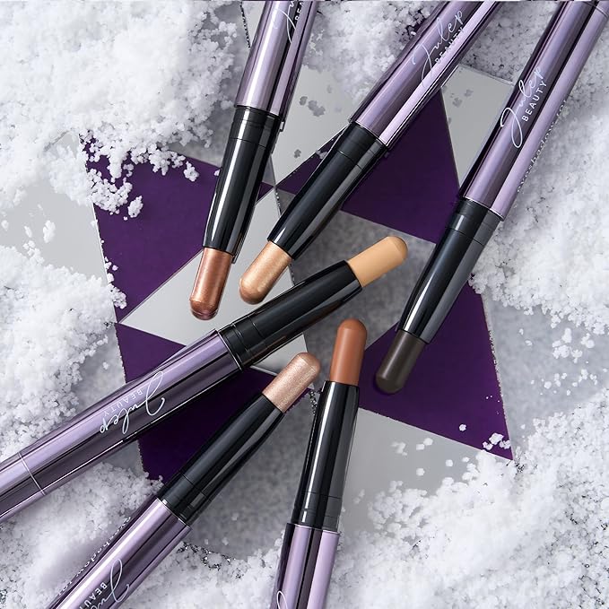 Julep Eyeshadow 101 Crème-to-Powder Eyeshadow Stick Palette-Style Creme-to-Powder 6 Piece Gift Set- Daylight-Velvo Beauty