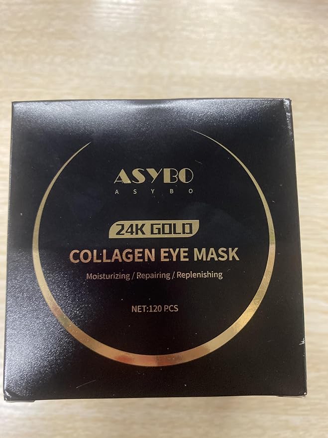Under Eye Patches, 120 Pcs Golden Under Eye Mask, Eye Treatment Mask for Under Eye Bags, Dark Circles, Puffy Eyes, Fine Lines, Anti-Aging and Anti-Wrinkle, Collagen Eye Mask Skincare-Velvo Beauty