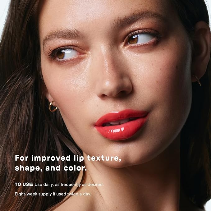 U Beauty The PLASMA Tinted Lip Compound - Anti-Aging & Anti-Wrinkle Lip Gloss, Hyaluronic Acid, Shea Butter & Peptides for Hydration & Plumping, Poppy - 15 mL-Velvo Beauty