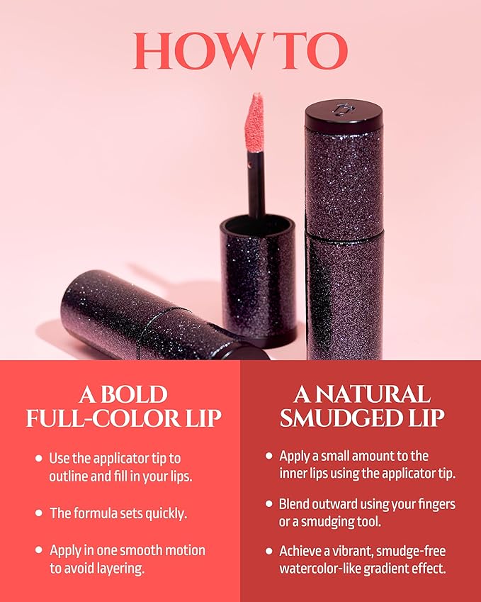 HEVVYMAKEUP Ultra Stay-On Lip Coloring Tint - Vibrant Matte Finish Lip Tint - Long Lasting Airy Weightless Lips with Perfect Fixing - Korean Lip Makeup, Pink Romance, 0.11oz.-Velvo Beauty