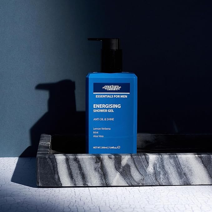 Nurture by Nature Mens Gift Set, Fathers Day Gifts, 5 x Men's Body Care Products Included, Gift Set Men, Mens Gift Basket, Men Body Wash Set, Men Bath Set, Self Care for Men, Men's Shower Kit-Velvo Beauty