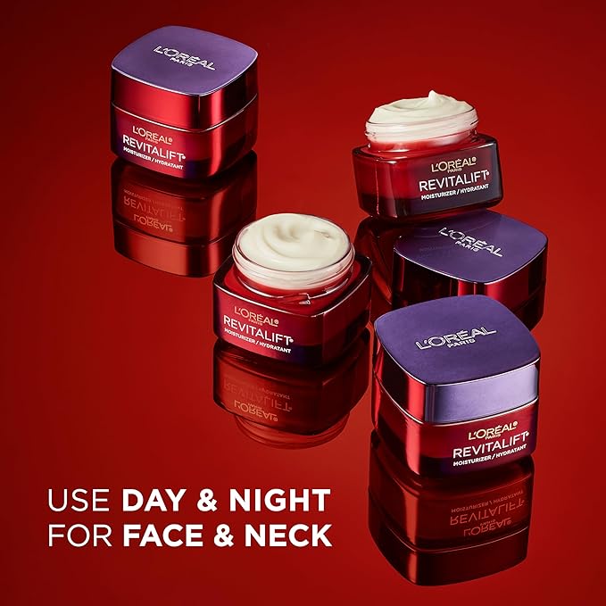 L'Oreal Paris Revitalift Triple Power Anti-Aging Face Moisturizer, Pro Retinol, Hyaluronic Acid & Vitamin C, Reduce Wrinkles, Fragrance Free 1.7 Oz-Velvo Beauty
