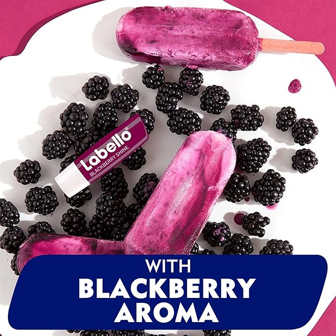 Labello BlackBerry Shine Lip Balm 4,8 g-Velvo Beauty