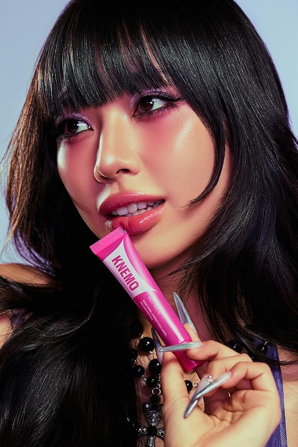 LipLock Jelly Serum for Dry Lips, Long-Lasting, Hydrating, Plumping, Glossy Mask with Rose PDRN, Carrot Collagen, Pillow Peptide, Moisturizing Tinted Lip Balm. (Grape Crush)-Velvo Beauty