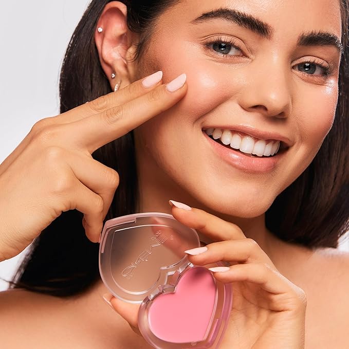 The Creme Shop Crème Blush Balm: Dewy Color Perfection with Aloe Vera. Buildable, Long-lasting, Easily Blendable for Naturally Rosy Cheeks. Embrace the Glow – Adore U-Velvo Beauty