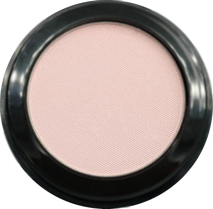 Seashell Light Pink Opaque Matte Pressed Powder Single Vegan Eyeshadow; Talc, Paraben & Cruelty Free-Velvo Beauty