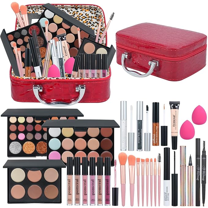 Makeup Kit,Makeup Set For Women Full Kit,Professional Make up Kit For Beginners,Makeup Gift Set For Women,Makeup Sets for Girls,Makeup Kit For Teens-Velvo Beauty