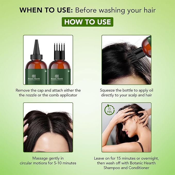 Botanic Hearth Tea Tree Oil For Hair (4 Fl Oz) | With Jojoba & Grapeseed Oils | Soothes Itchy Scalp & Fights Dandruff | Non Gmo Verified-Velvo Beauty