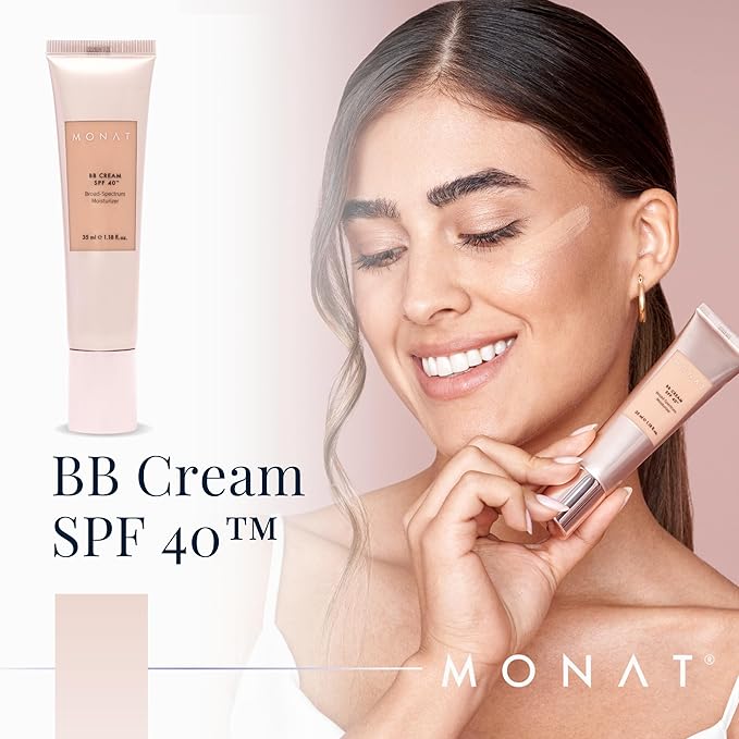 Monat BB Cream SPF 40 - Vanilla Broad-Spectrum Moisturizer, Lightweight Tinted Coverage, Fragrance-Free, 35ml/1.18 fl. oz.-Velvo Beauty
