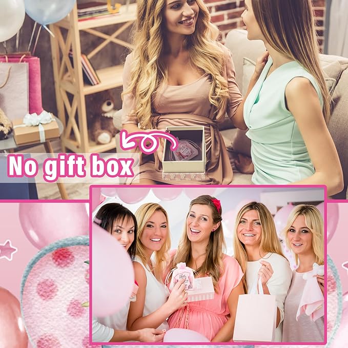 Demissle 50 Pcs Baby Shower Lip Balm Gift Set with 100 Pcs Organza Bags Baby Shower Party Favor for Guest Thank You Tag Rope Baby Shower Party Decoration Gender Reveal Souvenirs(Elephant)-Velvo Beauty