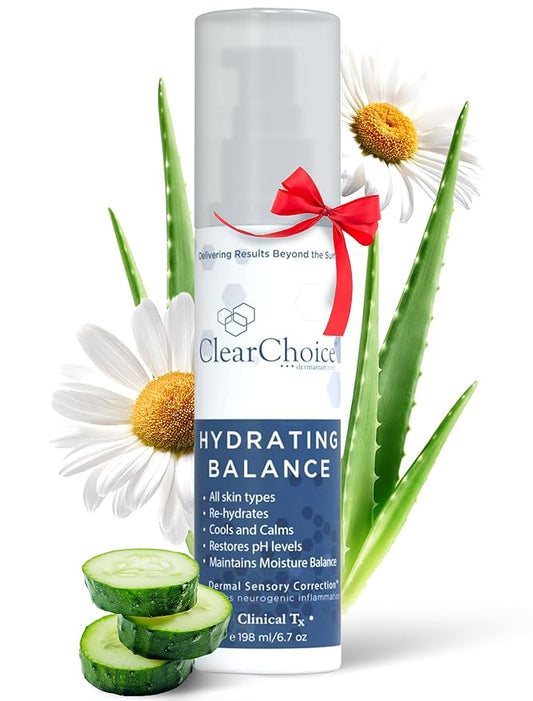 Clear Choice Hydrating Balance Facial Mist 6.7oz – Rejuvenating Spray for All Skin Types, Tightens Pores, Prolongs Makeup, Restores pH Balance-Velvo Beauty