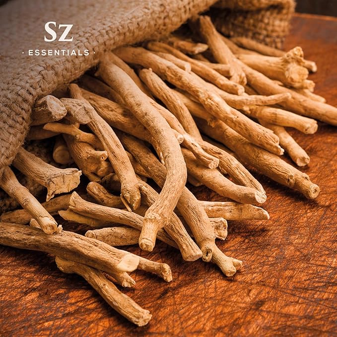 Ashwagandha Essential Oil, 100% Pure and Natural - Undiluted, Steam Distilled from Withania Somnifera - Woody & Earthy Scent with Nutty Overtones - Therapeutic Grade & Vegan - 0.17oz-Velvo Beauty