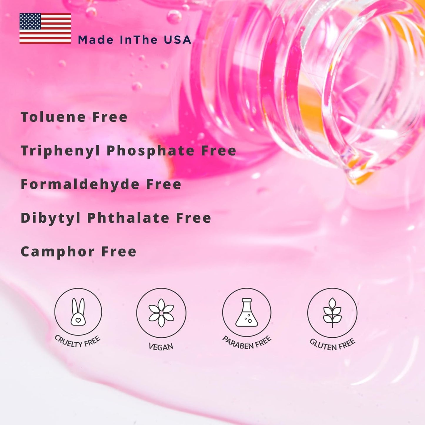 Perfect Formula Clear Gel Coat - Nail Strengthener, Keratin Treatment, Clear Nail Polish - Strengthener for Damaged Nails - Made In The USA .60 fl oz.-Velvo Beauty