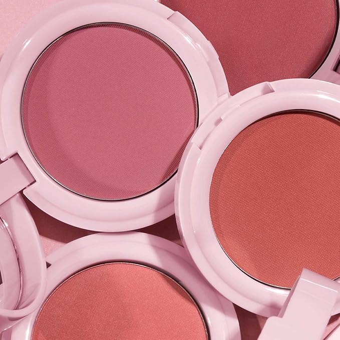 Mally Beauty Bulletproof Powder Blush - Confident Coral - Long-Lasting Flush of Color - Compact Blush Powder Makeup - Matte Finish-Velvo Beauty