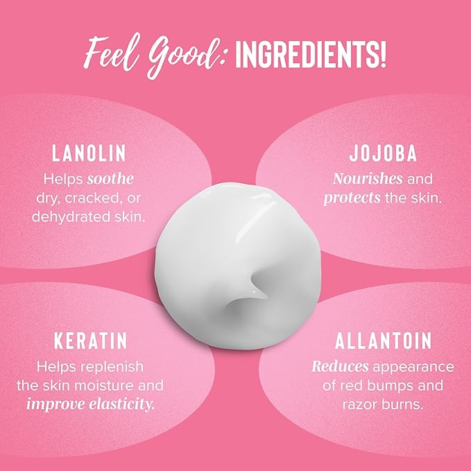 Coochy Shave Cream - Moisturizing Shave Lotion - Gentle Intimate Shaving Cream - For Bikini Area, Underarms, Legs & More - Rash-Free, Hydrating Formula - 12.5 oz, Frosted Cake-Velvo Beauty