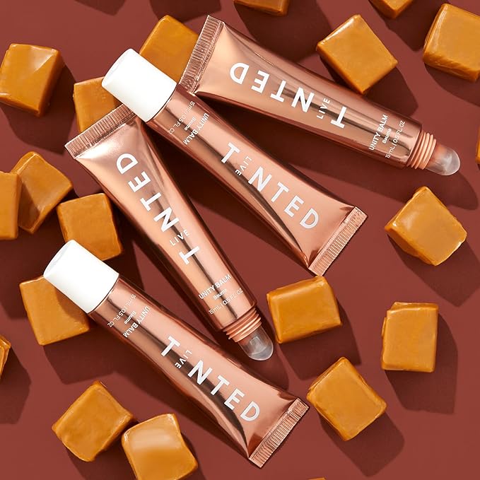 Live Tinted Unity Balm – Ultra-Hydrating Lip Balm with Shea Butter, Hyaluronic Acid & Vitamin E – Universal Warm Tint-Velvo Beauty
