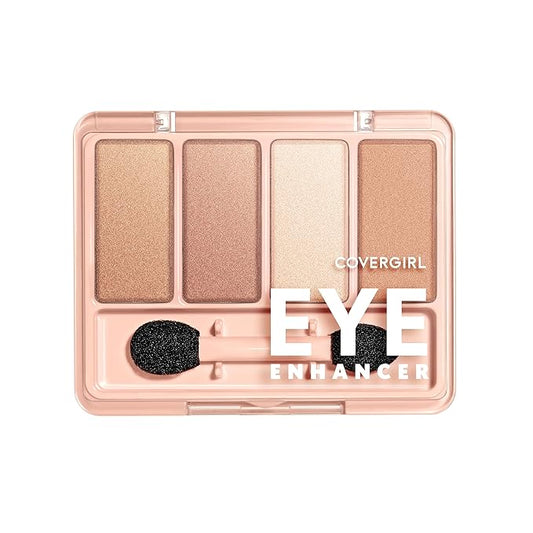 COVERGIRL - Eye Enhancers 4-Kit Eyeshadow, silky, sheer formula, double ended applicator, 100% Cruelty-free-Velvo Beauty