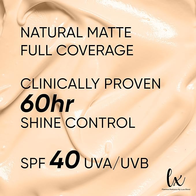 Lx Blend CC+ Cream Oil Free Matte Anti Aging Foundation SPF40 (Light Cool)-Velvo Beauty