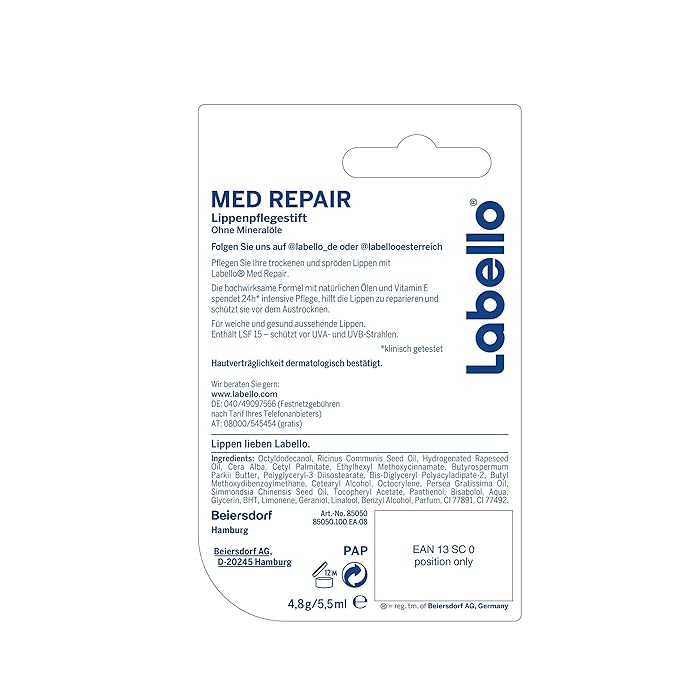 Labello Med Refair Lip Balm-Velvo Beauty