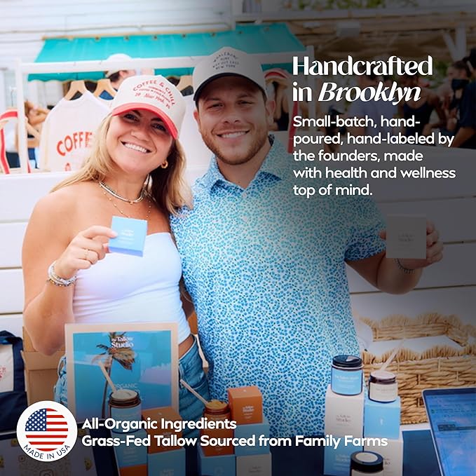 Everyday Tallow Mineral Sunscreen ~ SPF 30 | 100% Grass-Fed & Organic | Face & Body | Naturally Scented with Frankincense & Lavender Oil | Zinc Oxide | Water Resistant (2oz)-Velvo Beauty