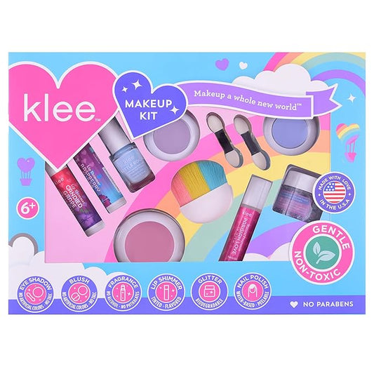 Luna Star Klee Ultimate Makeup Kit. Gentle and Non-Toxic. Kid-Friendly. Made in USA. (Arc of Joy)-Velvo Beauty