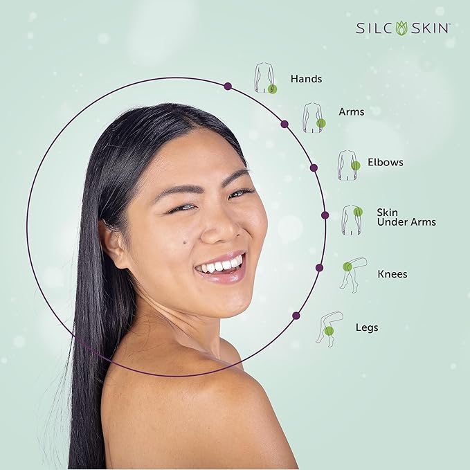 SilcSkin Hand & Body Treatment - Water-Based Hand & Body Lotion for Crepey Skin and Fine Lines - Uses Medical Grade Silicone for Deep Hydration - 4 oz-Velvo Beauty