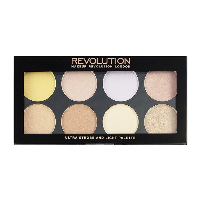 Makeup Revolution, Ultra, Strobe Balm Palette, 8 Shades, 12g-Velvo Beauty