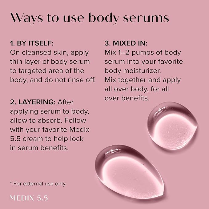 Medix 5.5 Anti Aging Skin Care 3PC Set | Retinol Body Cream + Exfoliating AHA Glycolic Acid Foaming Face Wash & Body Wash + Hyaluronic Acid Serum Booster, Cleanse + Treat + Hydrate Skincare Set, 3PC-Velvo Beauty