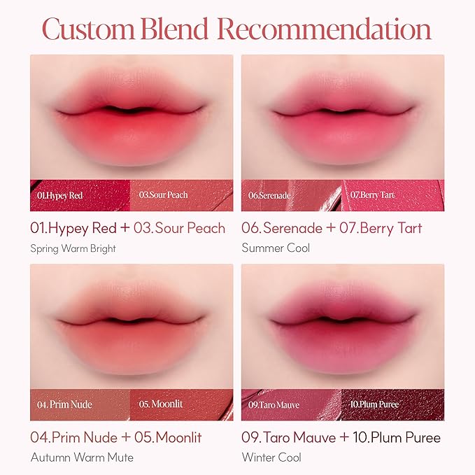 Espoir Couture Lip Tint Fitting Blur #5 Moonlit 0.14oz | Soft and Creamy Color for Blurry Lip Look | Smudge-Proof Fixing Lip Stain | Lightweight and Comfortable Matte Finish-Velvo Beauty