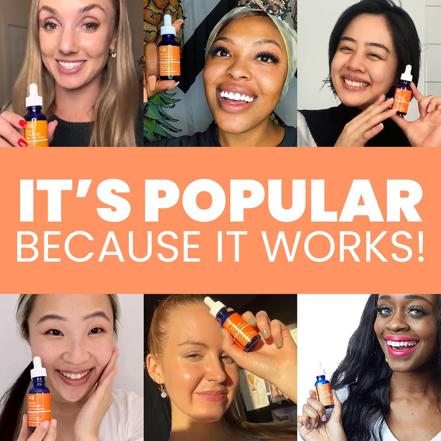 SeoulCeuticals Large 2oz Korean 20% Vitamin C Hyaluronic Acid Serum + CE Ferulic Acid - Potent Anti Aging, Anti Wrinkle K Beauty-Velvo Beauty