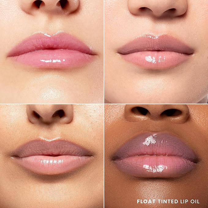 Karuna Skin - Tinted Lip Oil, Soothing & Moisturizing Lip Products with Peptides, Antioxidants, Hydrating Flattering Vegan Lip Tint, Float, 4.8 mL/0.16 fl. oz-Velvo Beauty