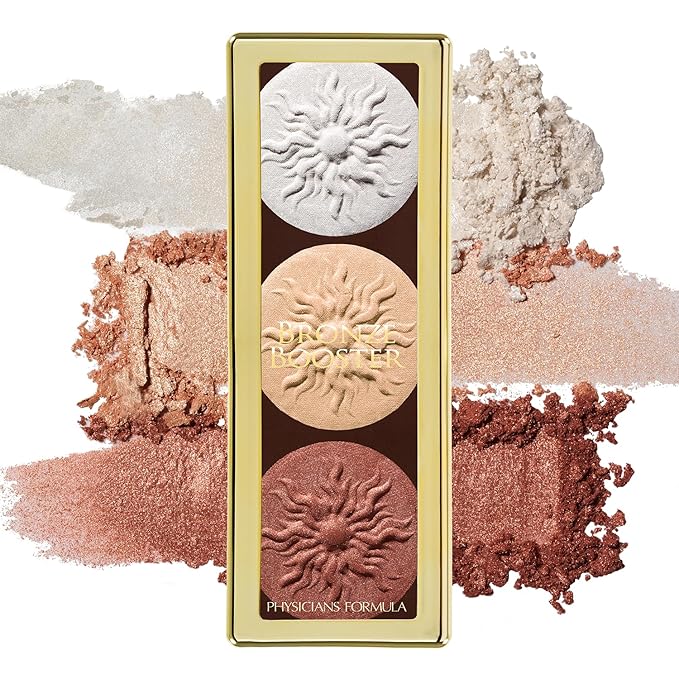 Physicians Formula Highlighter & Contour Powder Palette, Shimmer Strobing,-Fragrance Free, Paraben Free, Gluten Free, Dermatologist Tested-Velvo Beauty