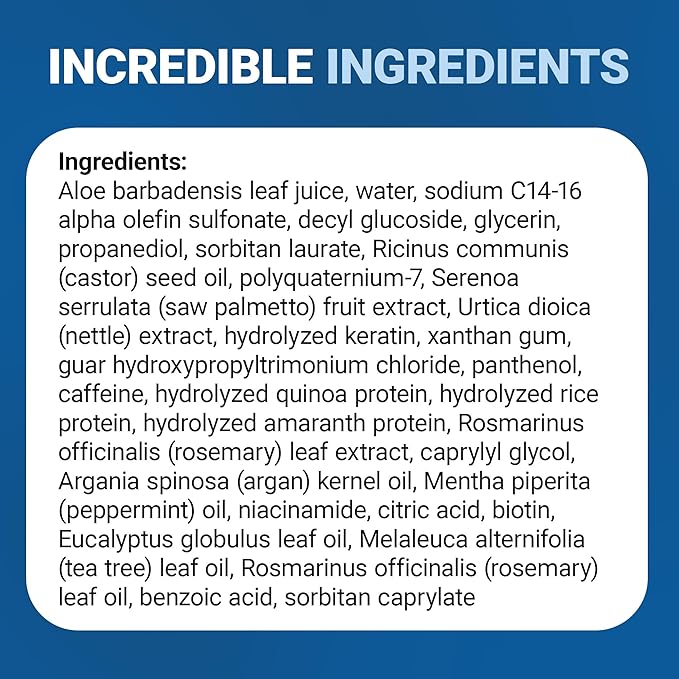 Dr. Berg Biotin Shampoo for Men & Women (Improved High-Performance Formula) - Independently Tested & Certified Paraben- Sulfate- & Silicone-Free - Infused w/Biotin, Argan Oil & Botanicals - 8 Fl oz-Velvo Beauty